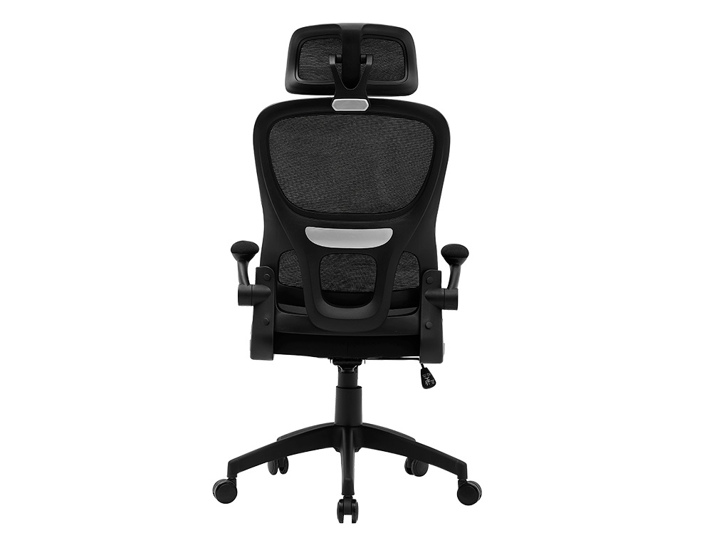 CADEIRA DE DIRECAO Q-CONNECT SORRENTO TECIDO BASE METALICA ALT MAX 1320 LAR 650 PROF 600 MM RODAS PREMIUM PRETO