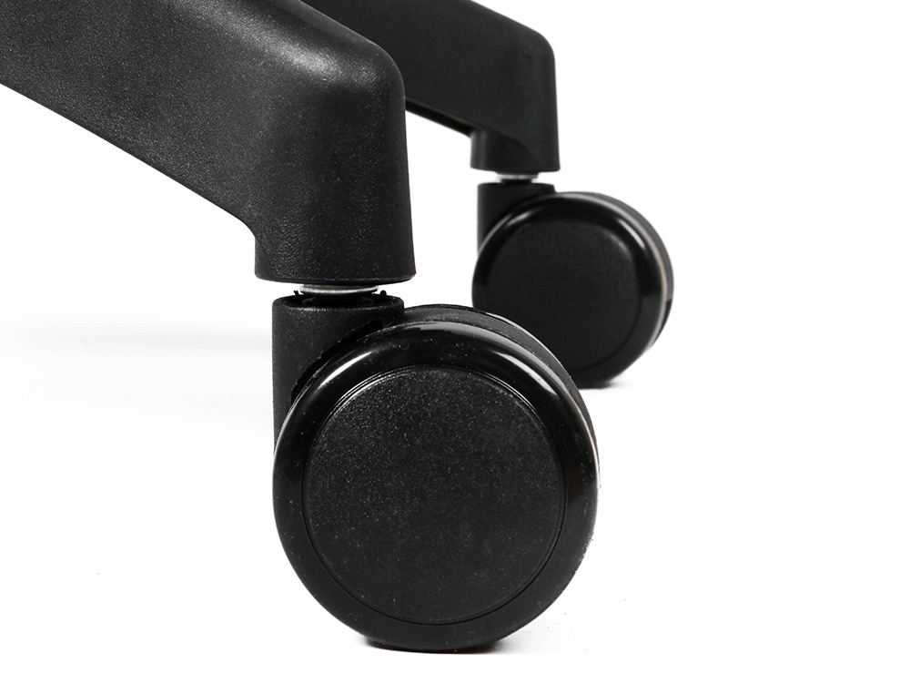 CADEIRA DE DIRECAO Q-CONNECT SORRENTO TECIDO BASE METALICA ALT MAX 1320 LAR 650 PROF 600 MM RODAS PREMIUM PRETO