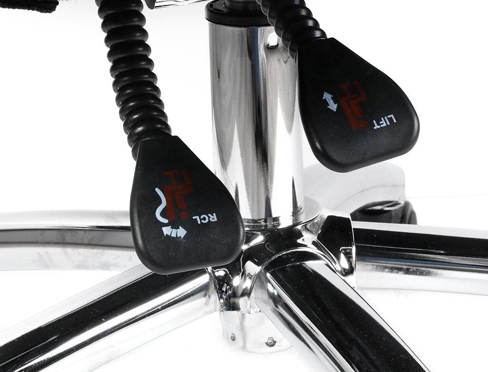 CADEIRA Q-CONNECT DIRECAO RAVENNA IMITACAO DE PELE BASE METALICA ALT MAX 1300 LARG 670 PROF 730 MM RODAS PREMIUM COR PRE