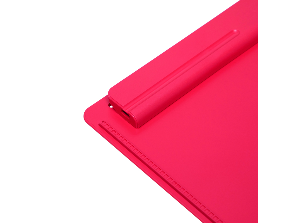 PORTA NOTAS MAUL GO DIN A4 PLASTICO RECICLADO COM PINCA COR VERMELHO