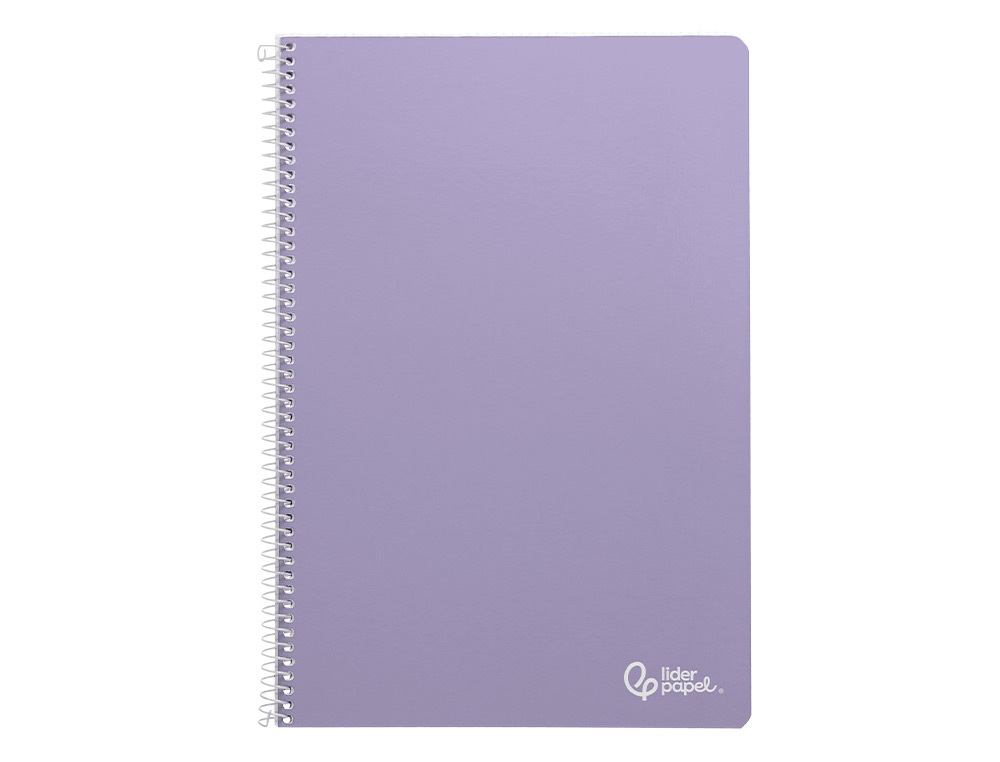 CADERNO ESPIRAL LIDERPAPEL SMART DIN A4 CAPA SUAVE 80 F 75 GR PAUTADO COM MARGEM CORES SORTIDAS