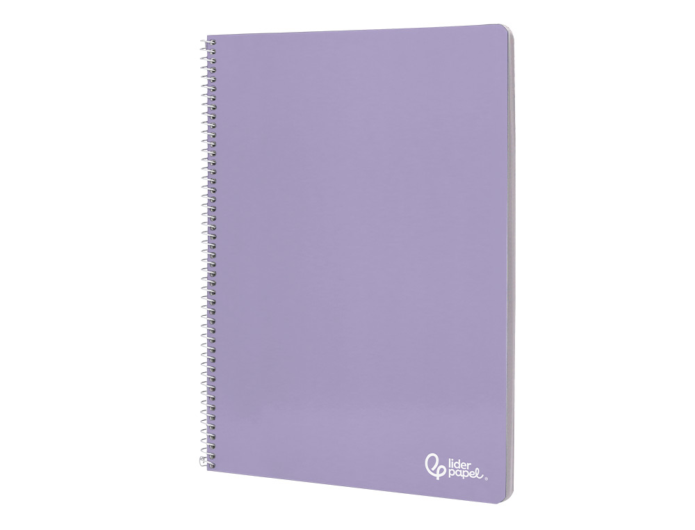 CADERNO ESPIRAL LIDERPAPEL SMART DIN A4 CAPA SUAVE 80 F 75 GR PAUTADO COM MARGEM CORES SORTIDAS