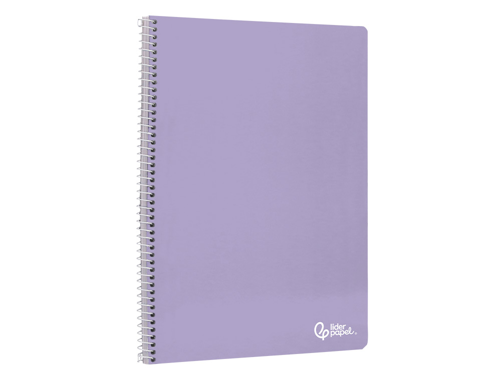 CADERNO ESPIRAL LIDERPAPEL SMART DIN A4 CAPA SUAVE 80 F 75 GR PAUTADO COM MARGEM CORES SORTIDAS