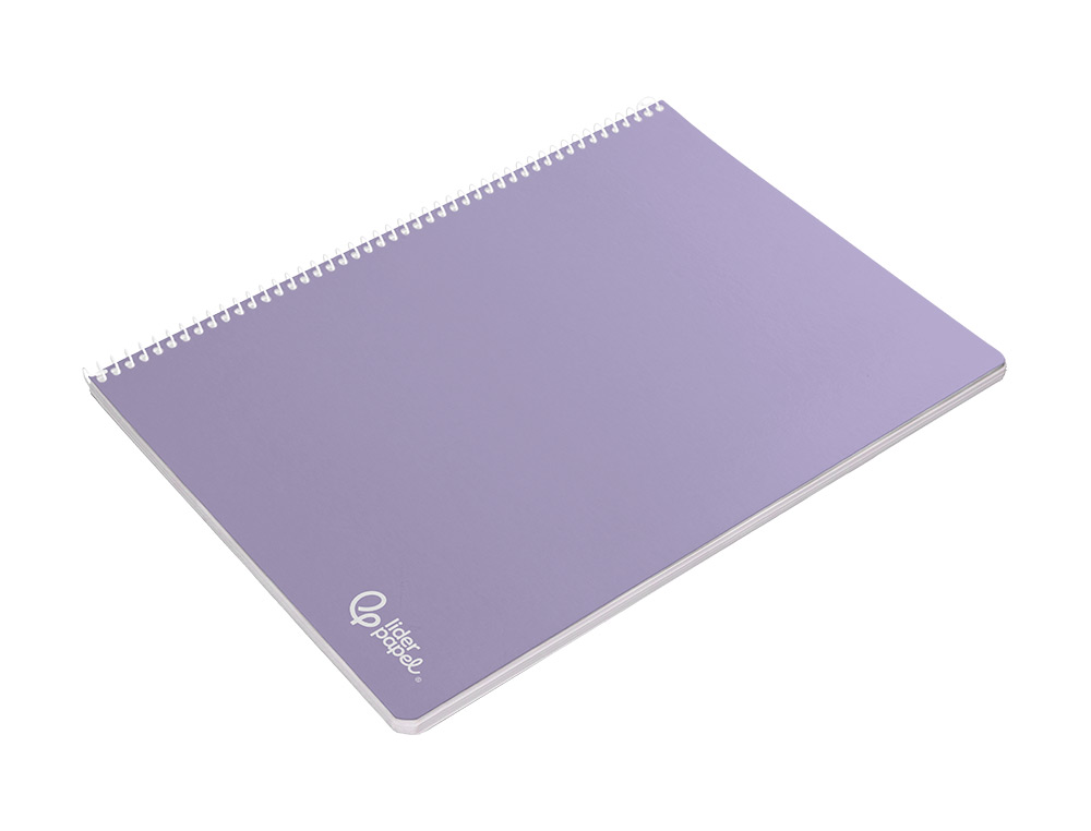 CADERNO ESPIRAL LIDERPAPEL SMART DIN A4 CAPA SUAVE 80 F 75 GR PAUTADO COM MARGEM CORES SORTIDAS