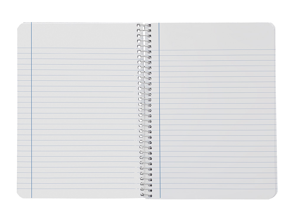 CADERNO ESPIRAL LIDERPAPEL SMART DIN A4 CAPA SUAVE 80 F 75 GR PAUTADO COM MARGEM CORES SORTIDAS