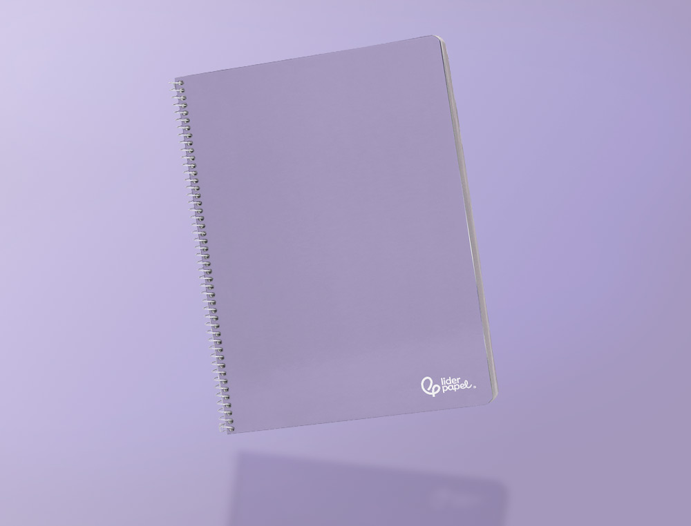 CADERNO ESPIRAL LIDERPAPEL SMART DIN A4 CAPA SUAVE 80 F 75 GR PAUTADO COM MARGEM CORES SORTIDAS