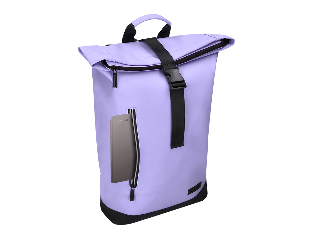MOCHILA ANTARTIK WATERPROOF ENROLAVEL DESIGN CASUAL COR LAVANDA 480X130X280 MM