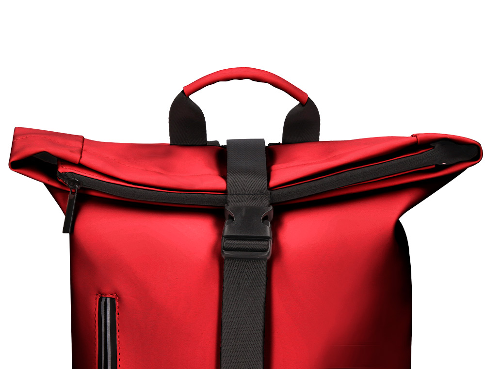 MOCHILA ANTARTIK WATERPROOF ENROLAVEL DESIGN CASUAL COR GRANATE 480X130X280 MM