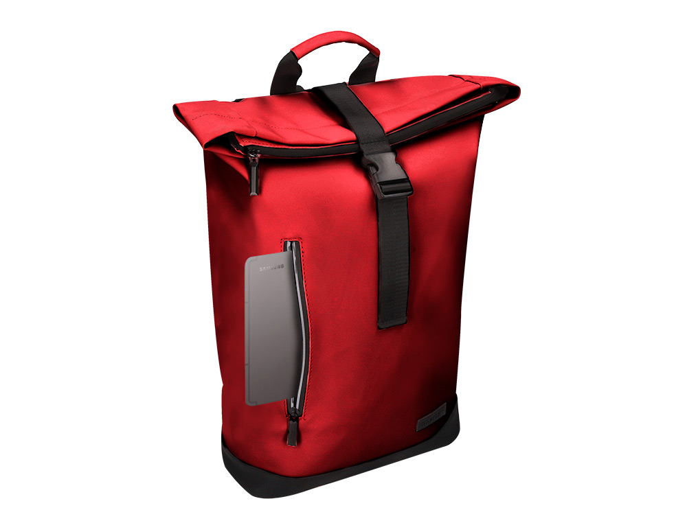 MOCHILA ANTARTIK WATERPROOF ENROLAVEL DESIGN CASUAL COR GRANATE 480X130X280 MM