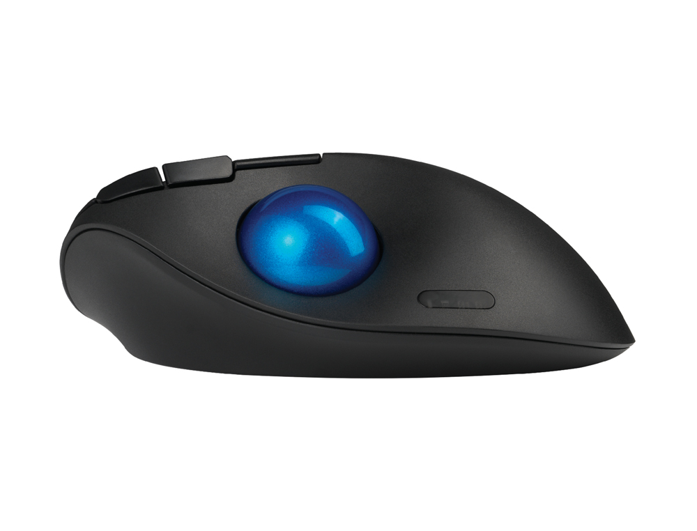 RATO KENSINGTON OTICO TRACKBALL TB450 PRO FIT ERGO 1600 DPI SEM FIOS COR PRETO/AZUL