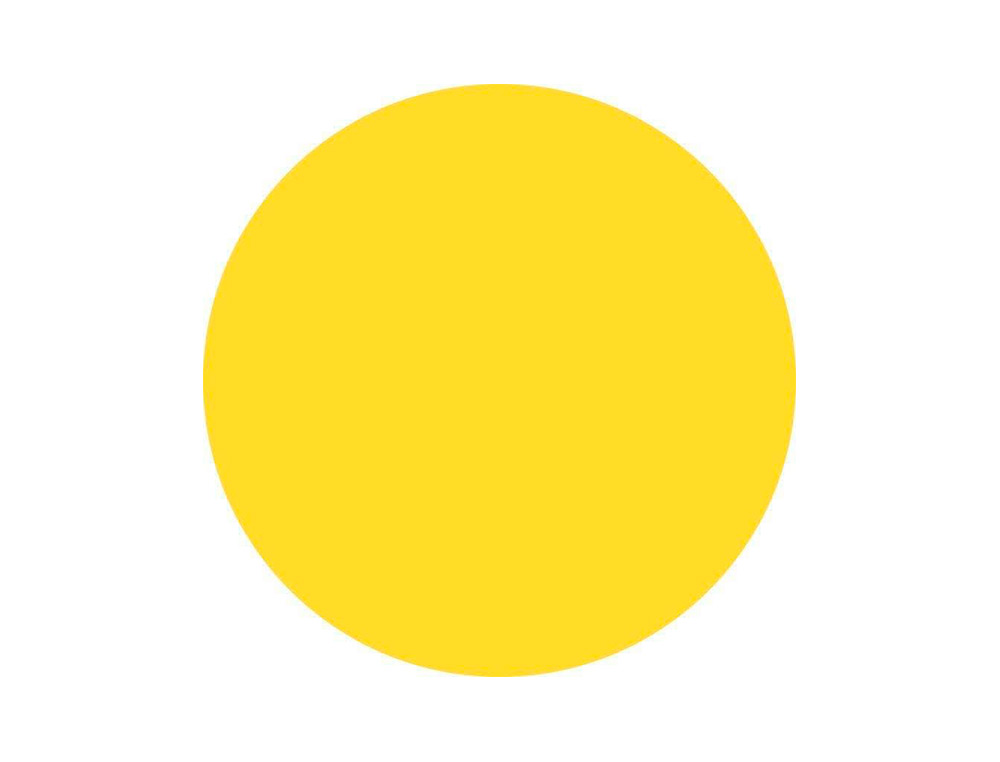 ETIQUETAS ESCOLAR LIDERPAPEL AUTOADESIVAS CIRCULOS 20 MM AMARELO ROLO DE 2000 UNIDADES EM CAIXA DE CARTAO
