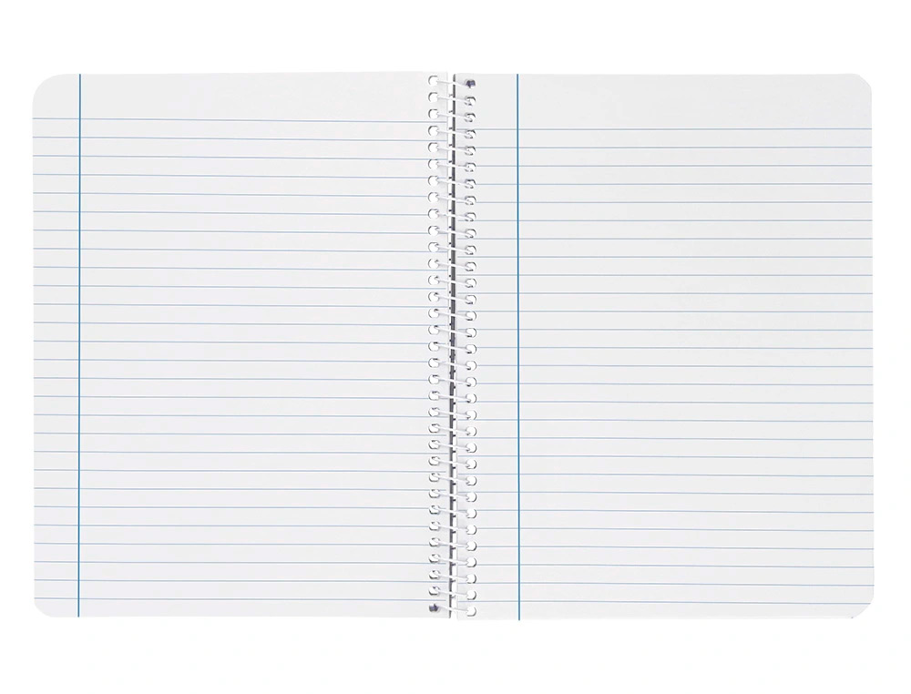 CADERNO ESPIRAL LIDERPAPEL DIN A5 SMART CAPA SUAVE 80 F 75 GR PAUTADO 8MM COM MARGEM CORES SORTIDAS
