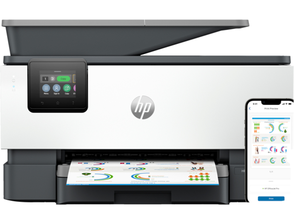 MULTIFUNCOES HP OFFICEJET PRO 9120B INKJET A4 WIFI 20PPM PRETO 15PPM COR SCANNER COPIADORA IMPRESSORA BANDEJA 125 FOLHAS