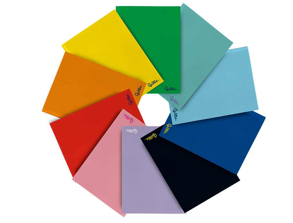 CADERNO AGRAFADO LIDERPAPEL SMART DIN A4 48 F 75GR QUADRICULA 5MM COM MARGEM CORES SORTIDAS