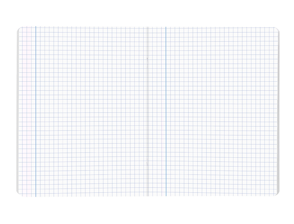 CADERNO AGRAFADO LIDERPAPEL SMART DIN A4 48 F 75GR QUADRICULA 5MM COM MARGEM CORES SORTIDAS