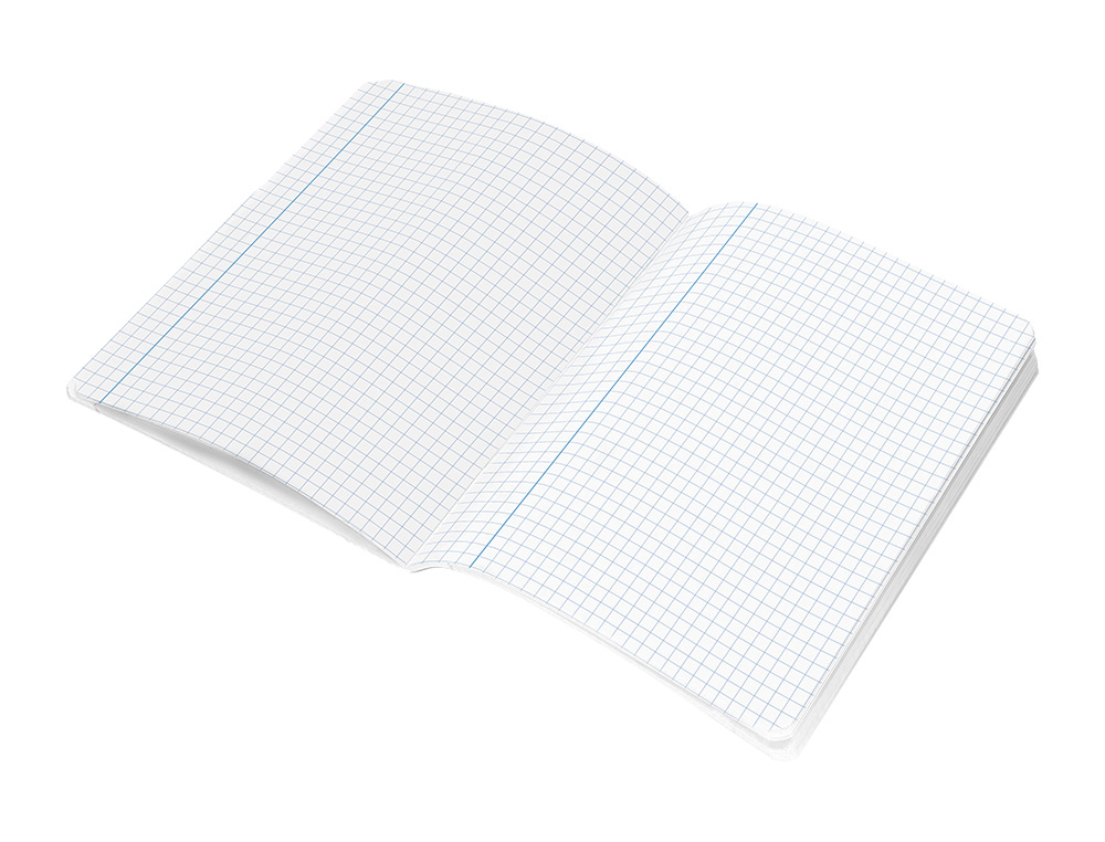 CADERNO AGRAFADO LIDERPAPEL SMART DIN A4 48 F 75GR QUADRICULA 5MM COM MARGEM CORES SORTIDAS
