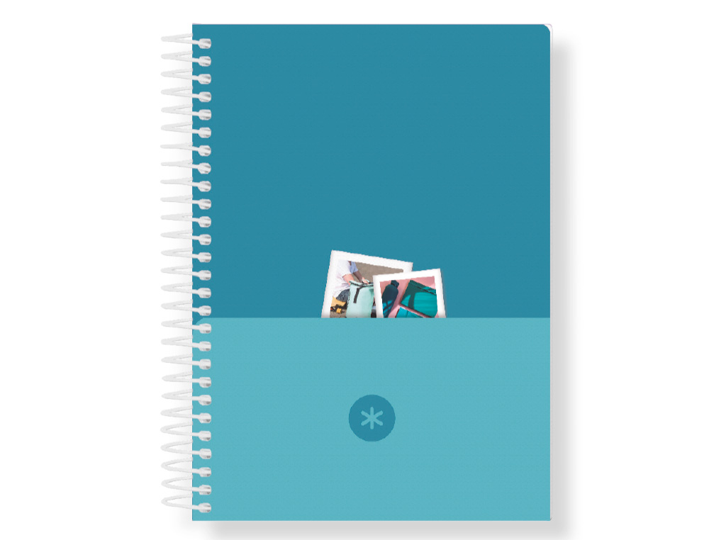 AGENDA ESPIRAL ANTARTIK ESSENTIALS A5+ 2026 DIA PAGINA VERDE PAPEL 80 GR FSC