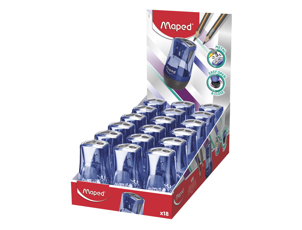 APARA LAPIS MAPED METLICO TONIC 2 USOS COM DEPSITO
