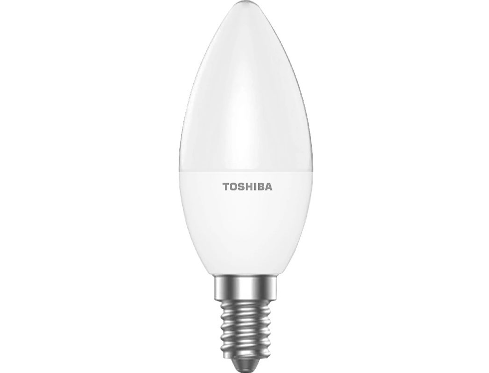 LAMPADA LED TOSHIBA ESSENTIAL C37 E14 4.7W LUZ QUENTE 2700K