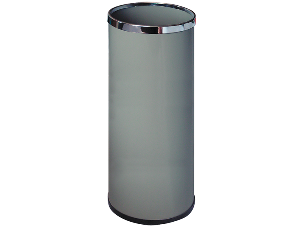 PORTA GUARDA-CHUVAS SIE METALICO 301 CINZA MEDIDA 50X21,5 CM AROS CROMADOS
