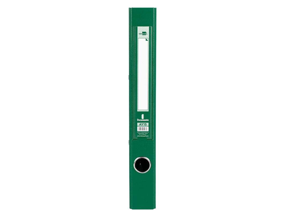 MODULO DE 4 PASTAS DE ARQUIVO LIDERPAPEL 2 ANEIS FOLIO LOMBADA 35 MM VERDE