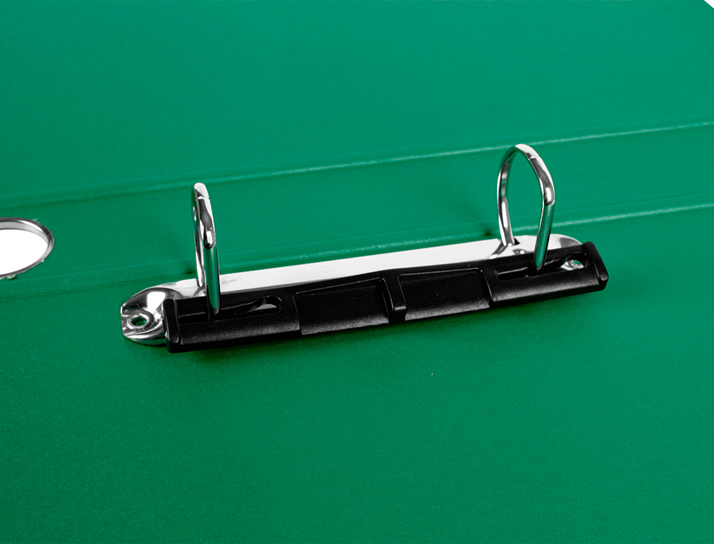 MODULO DE 4 PASTAS DE ARQUIVO LIDERPAPEL 2 ANEIS FOLIO LOMBADA 35 MM VERDE