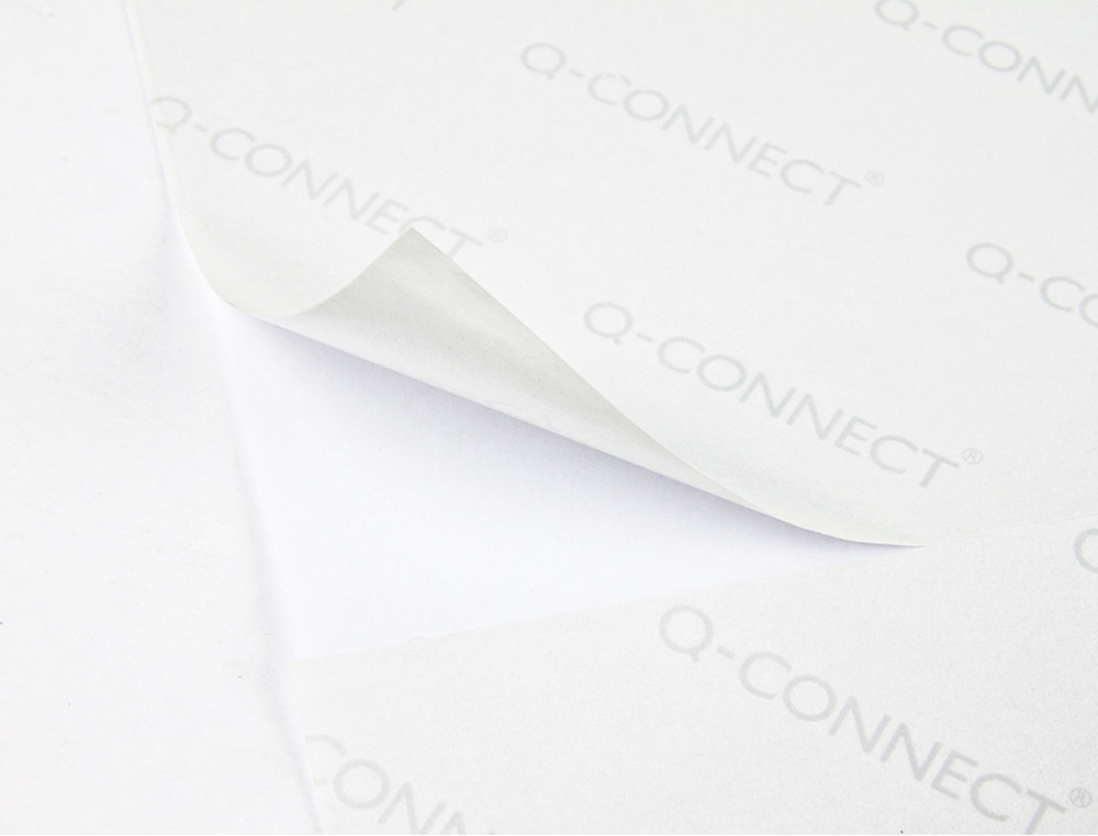 ETIQUETAS ADESIVAS Q-CONNECT DIN A4 105 X 37 MM