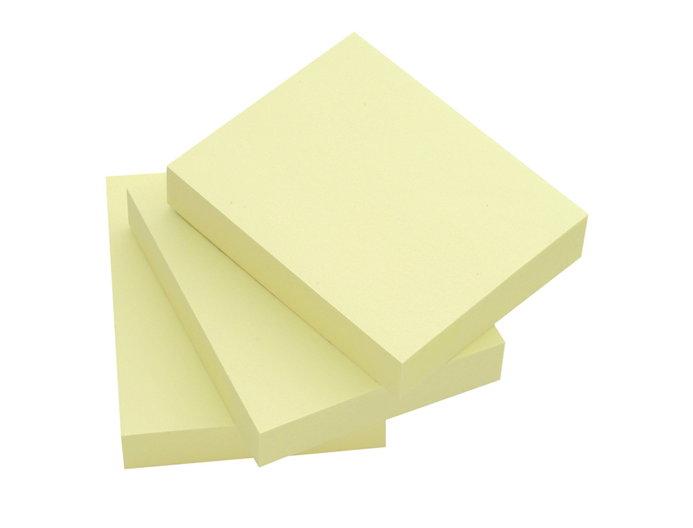 BLOCO DE NOTAS ADESIVAS Q-CONNECT AMARELO 38 X 51 MM COM 100 FOLHAS