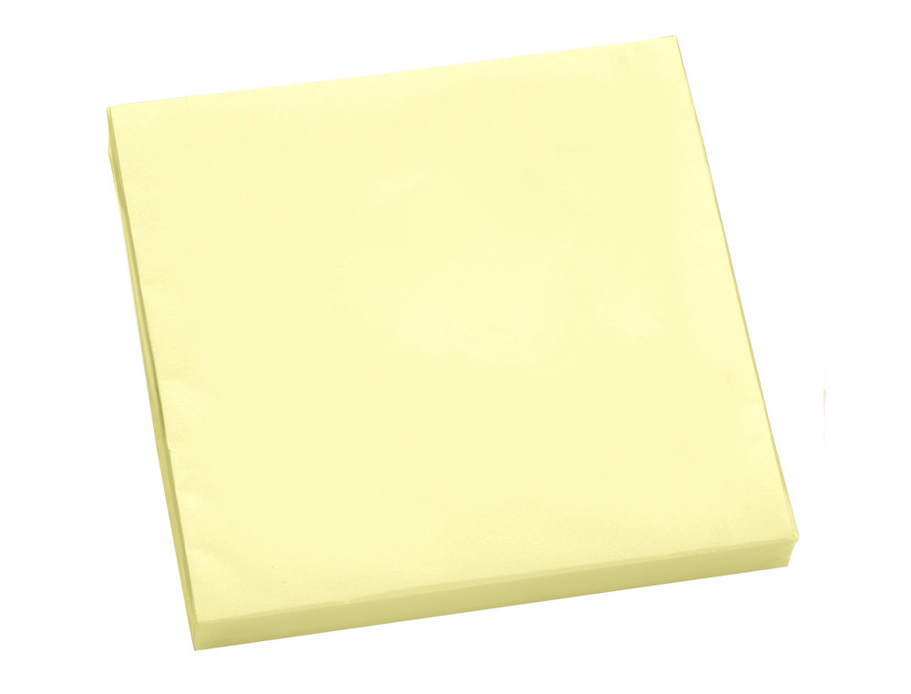 BLOCO DE NOTAS ADESIVAS Q-CONNECT AMARELO 76 X 76 MM