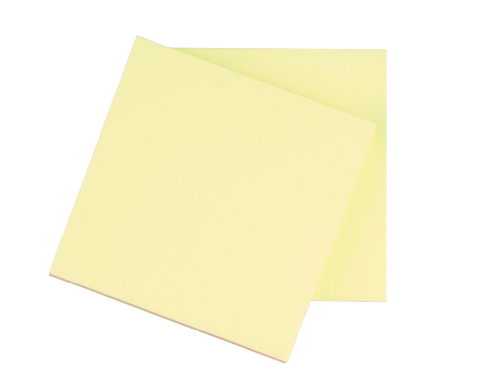 BLOCO DE NOTAS ADESIVAS Q-CONNECT AMARELO 76 X 76 MM