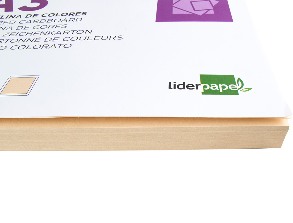 CARTOLINA LIDERPAPEL DIN A3 180 GR CREME PACK DE 100 UNIDADES