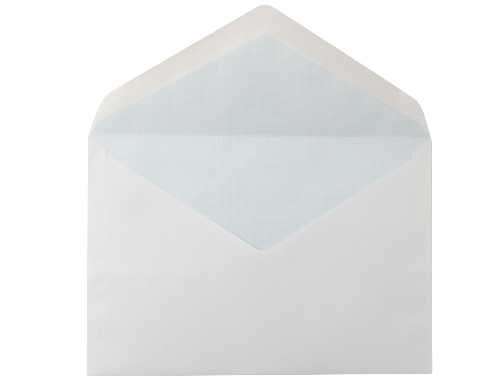 ENVELOPE LIDERPAPEL N.7 COMERCIAL NORMALIZADO BRANCO 120X176 MM ENGOMADO PACK DE 500 UNIDADES