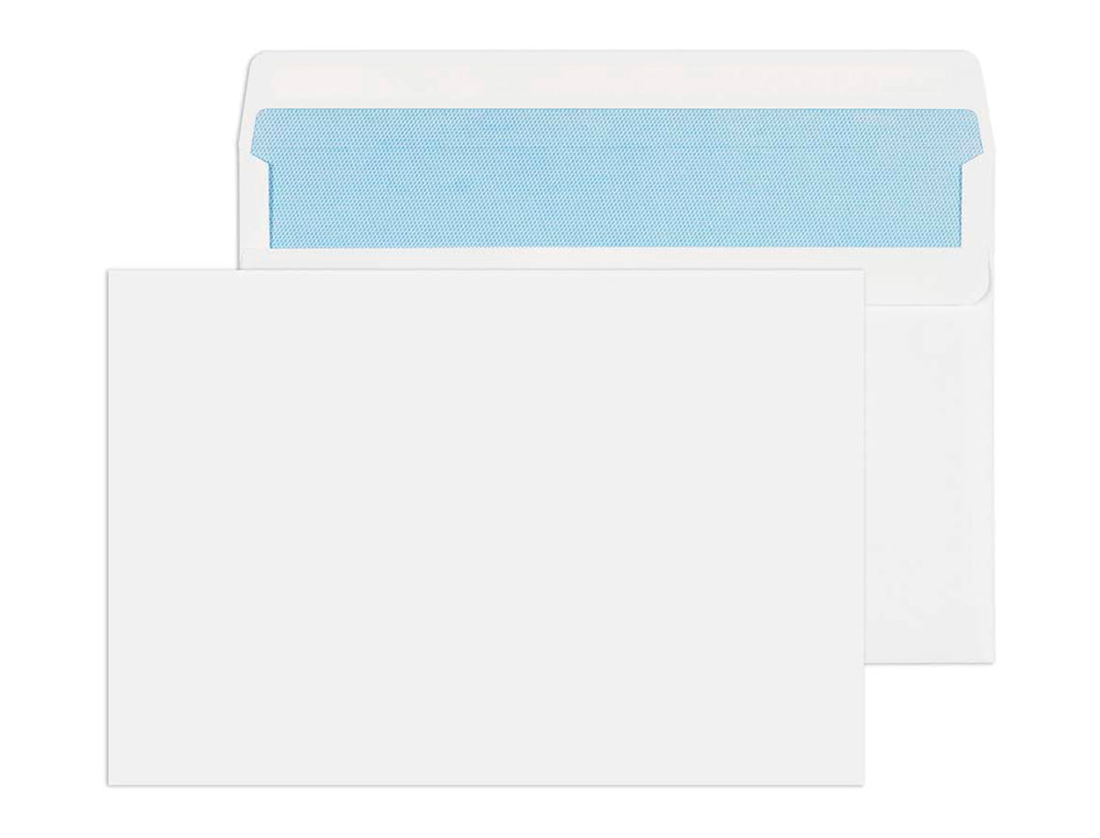 ENVELOPE LIDERPAPEL C5 BRANCO 162X229 MM TIRA DE SILICONE PACK DE 500 UNIDADES