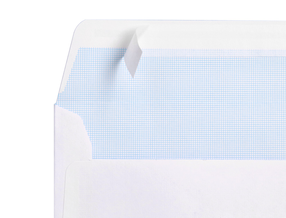 ENVELOPE LIDERPAPEL N.19 MÍNIMO NORMALIZADO BRANCO 114X162MM TIRA DE SILICONE PACK DE 500 UNIDADES