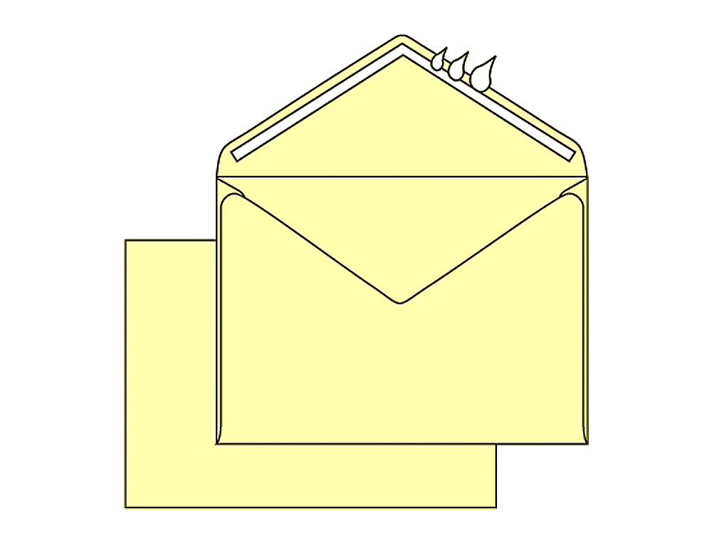 ENVELOPE LIDERPAPEL N.23 MÍNIMO NORMALIZADO CREME 114X162MM ENGOMADO PACK DE 500 UNIDADES