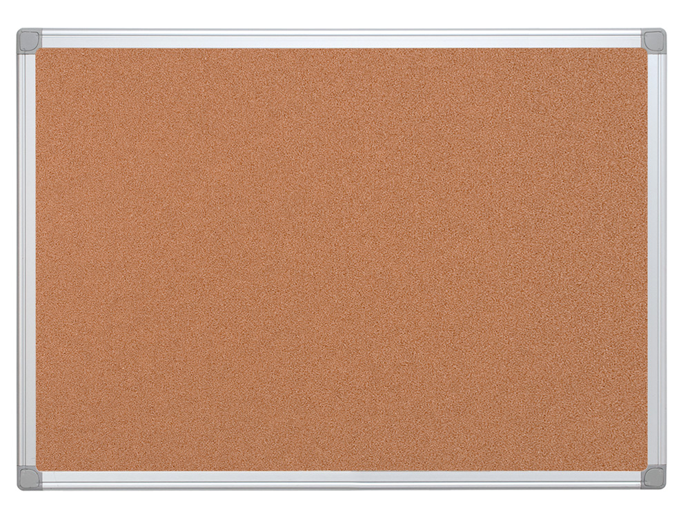 QUADRO DE CORTICA Q-CONNECT CAIXILHO DE ALUMINIO 150X100CM EXTRA CORTICA 5 MM