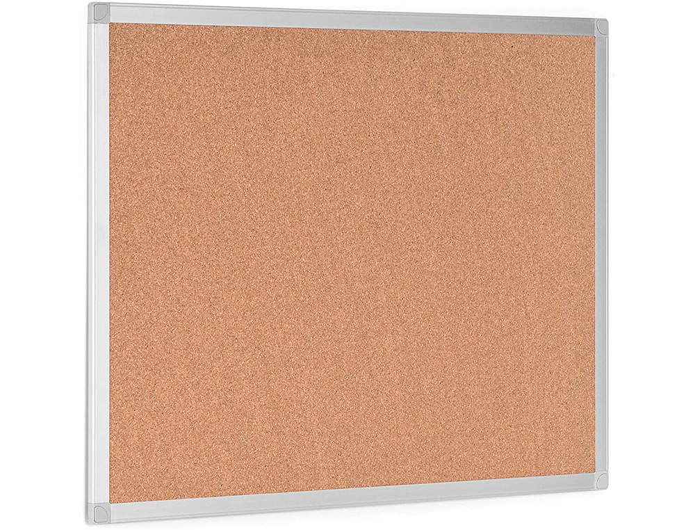 QUADRO DE CORTICA Q-CONNECT CAIXILHO DE ALUMINIO 150X100CM EXTRA CORTICA 5 MM