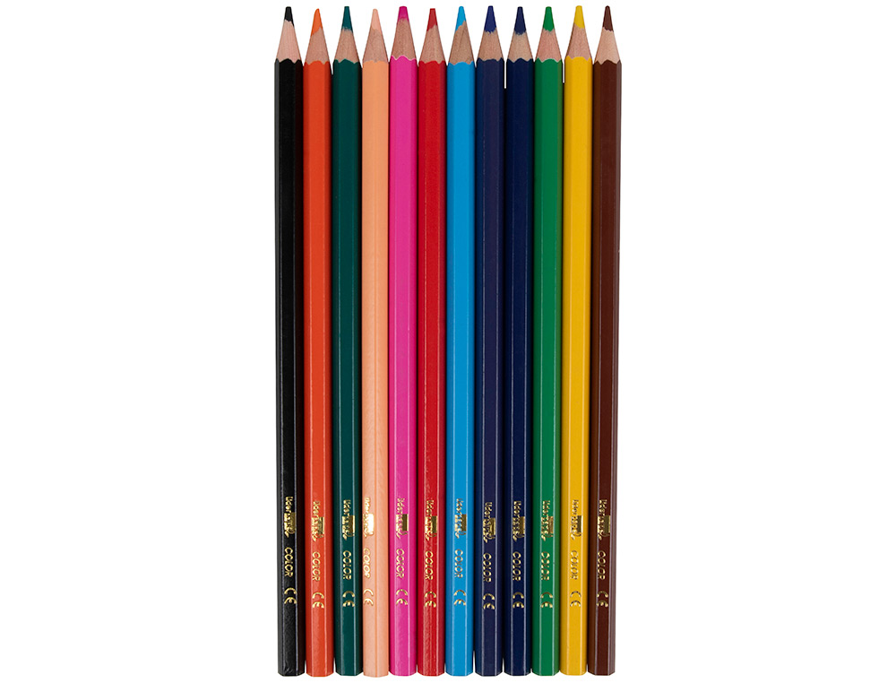 LAPIS DE COR LIDERPAPEL 12 UNIDADES