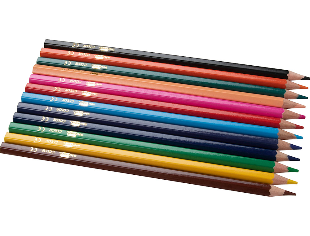 LAPIS DE COR LIDERPAPEL 12 UNIDADES