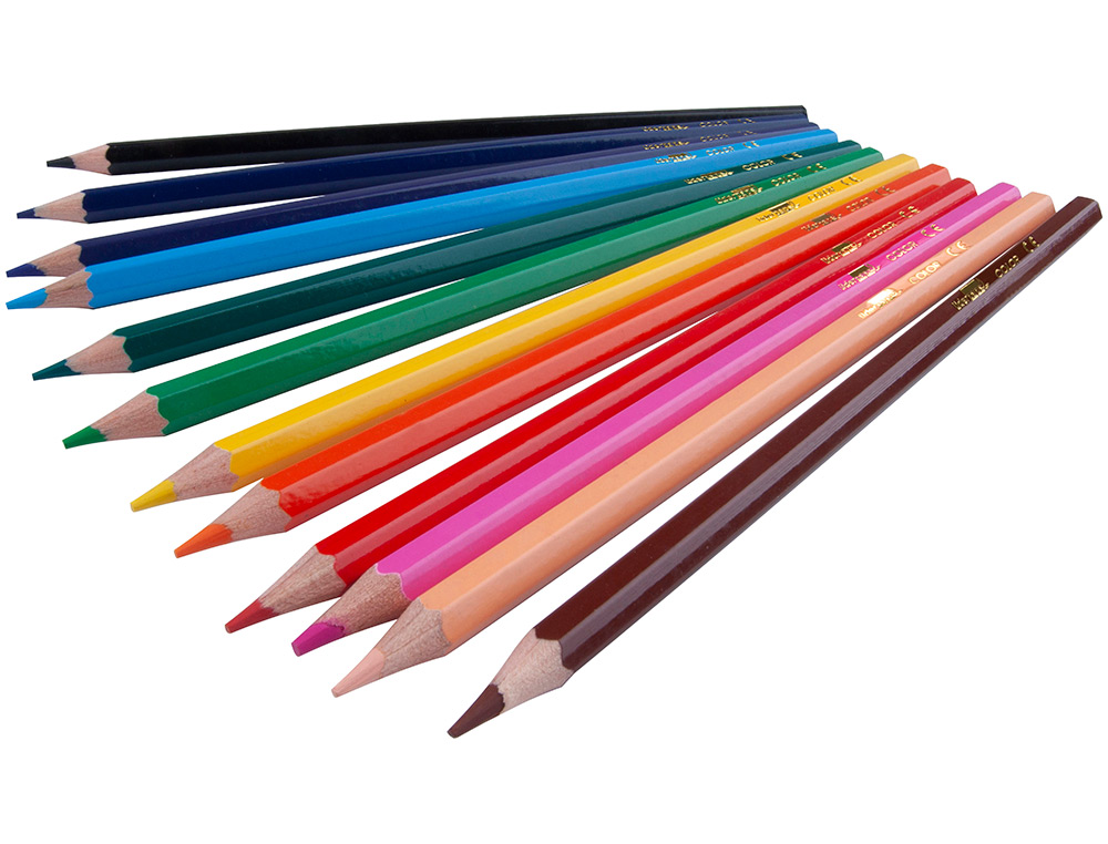 LAPIS DE COR LIDERPAPEL 12 UNIDADES