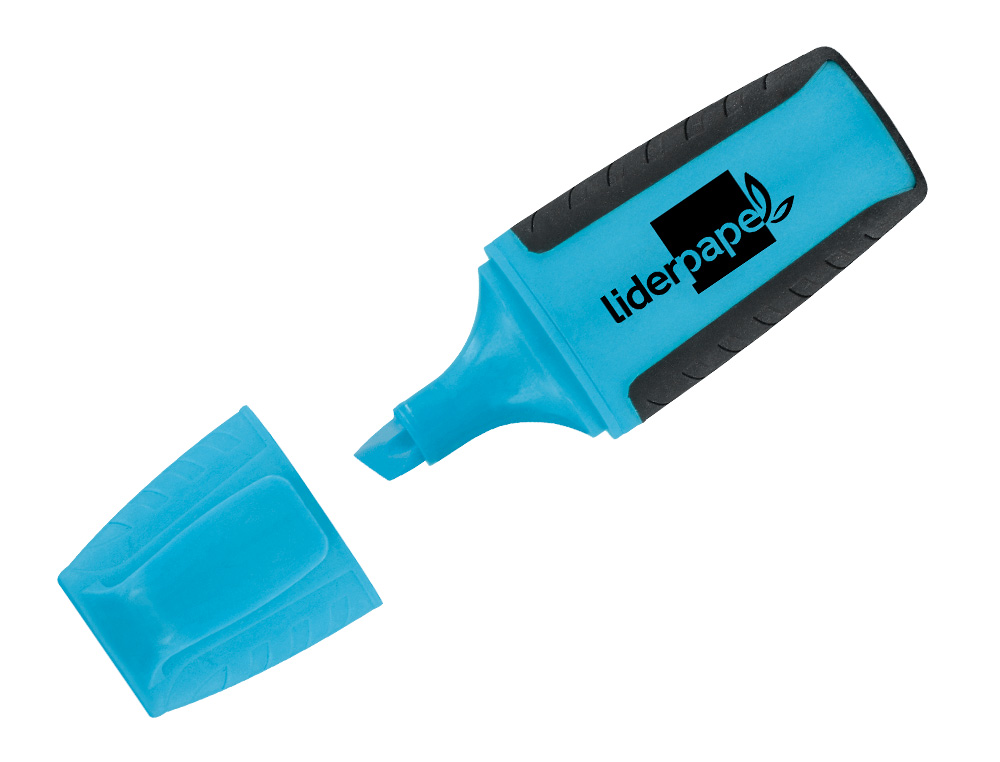 MARCADOR FLUORESCENTE LIDERPAPEL AZUL