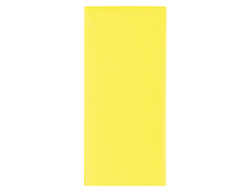 PAPEL SEDA LIDERPAPEL 52 X 76 CM 18 GR AMARELO