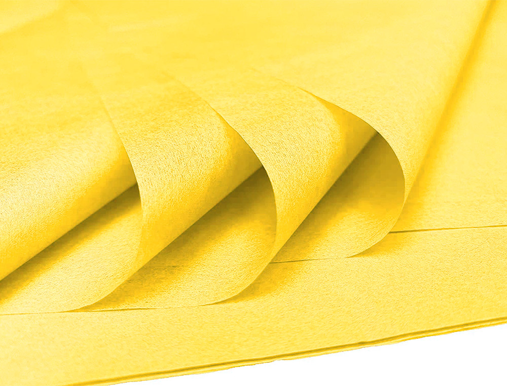 PAPEL SEDA LIDERPAPEL 52 X 76 CM 18 GR AMARELO