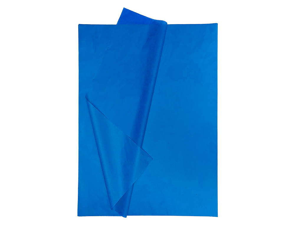 PAPEL SEDA LIDERPAPEL 52 X 76 CM 18 GR AZUL