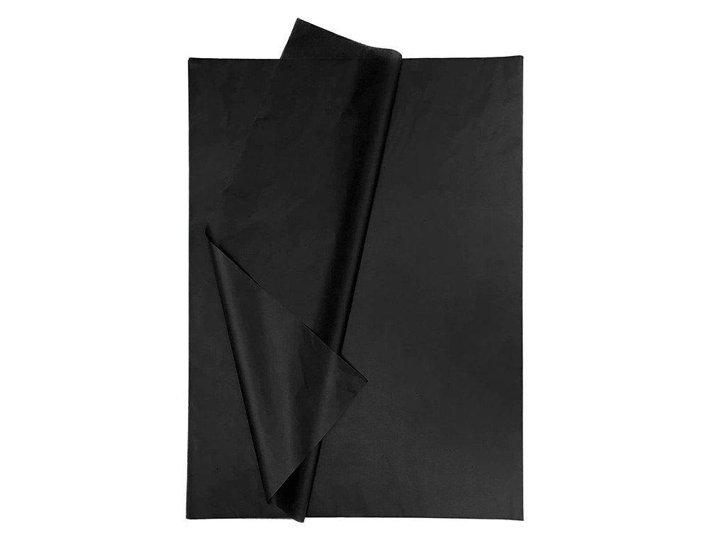 PAPEL SEDA LIDERPAPEL 52 X 76 CM 18 GR PRETO