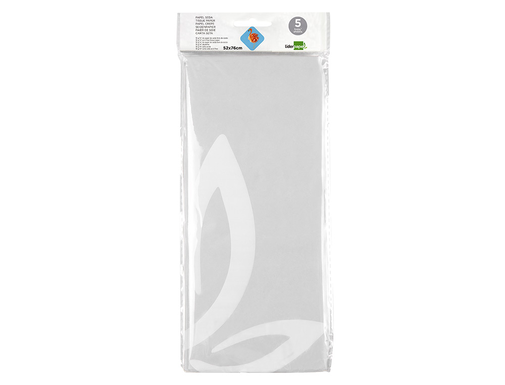 PAPEL SEDA LIDERPAPEL 52 X 76 CM 18 GR BRANCO