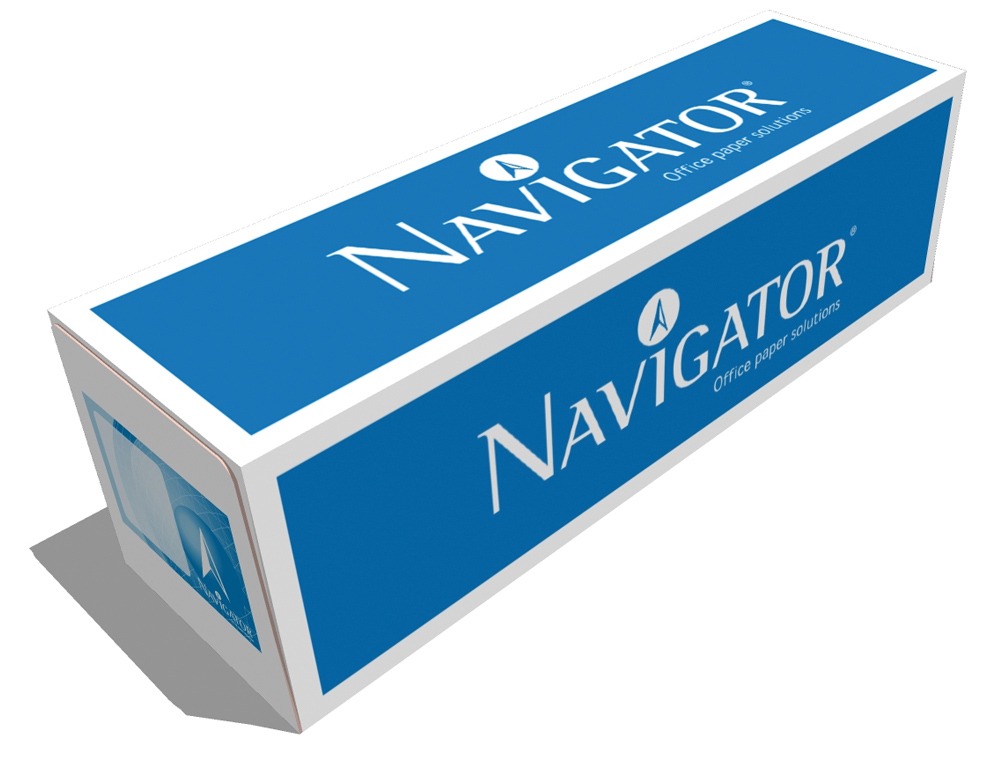 PAPEL REPROGRAFIA NAVIGATOR PARA PLOTTER QUALITY BOBINE 1067X50MT 90 GR