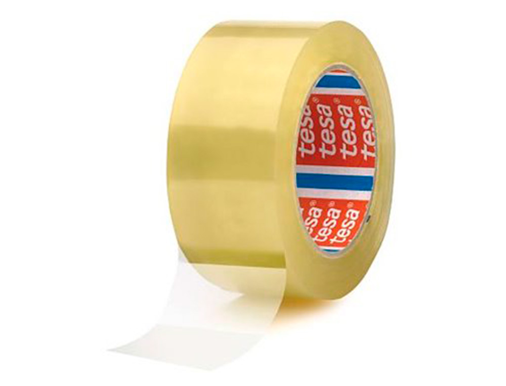 FITA ADESIVA TESA PVC COR TRANSPARENTE 66MTX50MM