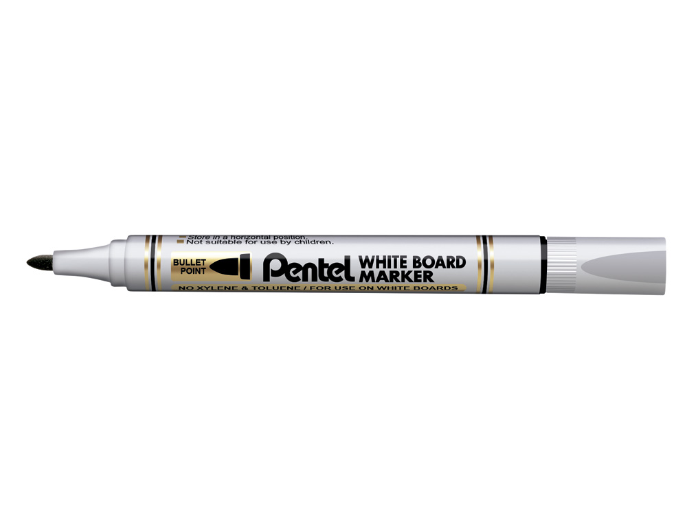 MARCADOR PENTEL MW85 QUADROS BRANCOS 4,2 MM PRETO