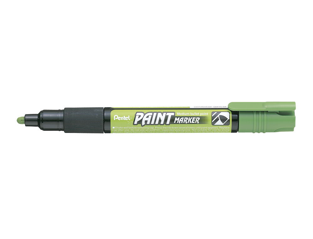 MARCADOR PENTEL MMP20 PAINT VIDRO E PLASTICO VERDE LIMA